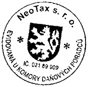 Neotax razítko